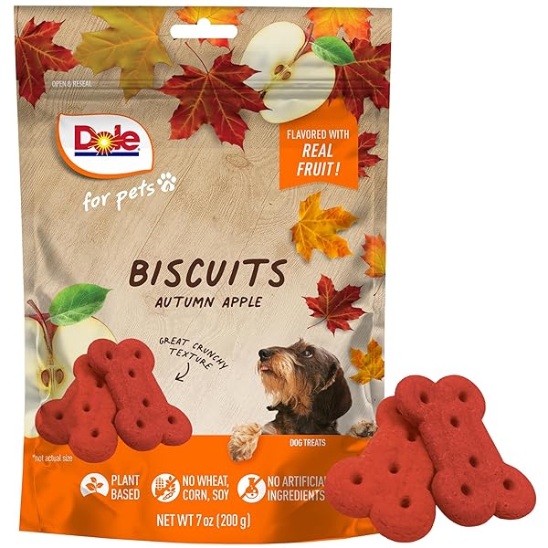 DOLE FOR PETS DOG BISCUITS AUTUMN APPLE FALL...