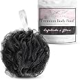 Seraphic Skincare Premium Body Pouf – Duschschwamm Aus Netz Für Reichhaltigen Schaum & Sanftes Peeling (100g, Schwarz)