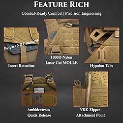 Invictus Pattern Modular Plate Carrier Vest - 1000D