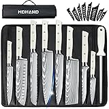 MDHAND Professional Chef Knife Set with Roll