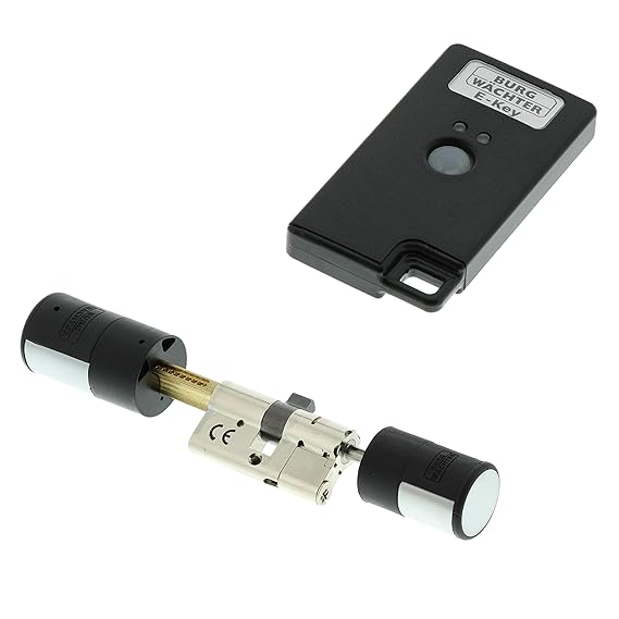 Burg Wächter Funk TSE Set 5013 E-Key Elektronisches Türschloss silber 40 x 20 x 30 cm
