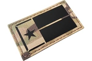 TACTICAL FREAKY Multicam Infrared IR Texas Lone Star Flag 3.5x2 IFF Tactical Morale Fastener Patch