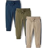 The Children's Place Baby-Boys Active Fleece Jogger Pants 2 Pack