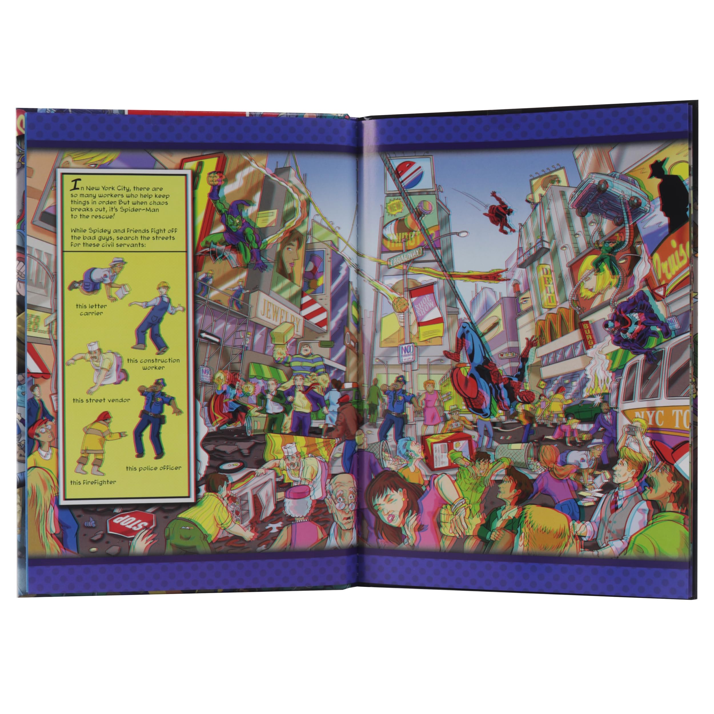 Marvel Spider-man, Avengers, Guardians of the Galaxy, and More! - 3D Look and Find Activity Book! - Iron Man 3D Glasses Included! - PI Kids Marvel Spider-man, Avengers, Guardians of the Galaxy, and More! - 3D Look and Find Activity Book! - Iron Man 3D Glasses Included! - PI Kids Hardcover