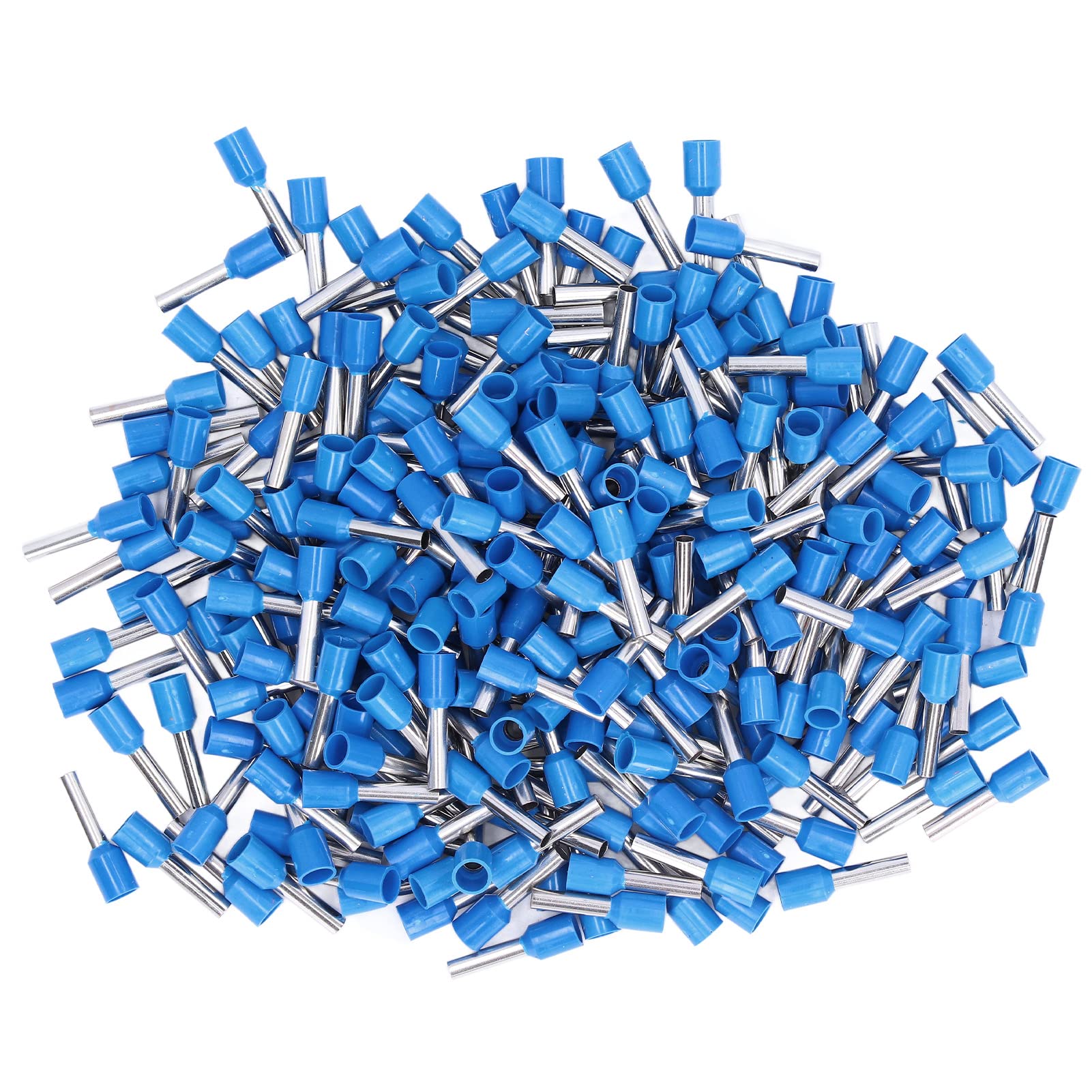 BOROCO 1000Pcs Insulated Crimping Connectors, Insulated Ferrule Electrical Pin Crimp Terminals 12 AWG Cord End Connectors Kit DIY Electrical Splicing Connector(E4012)