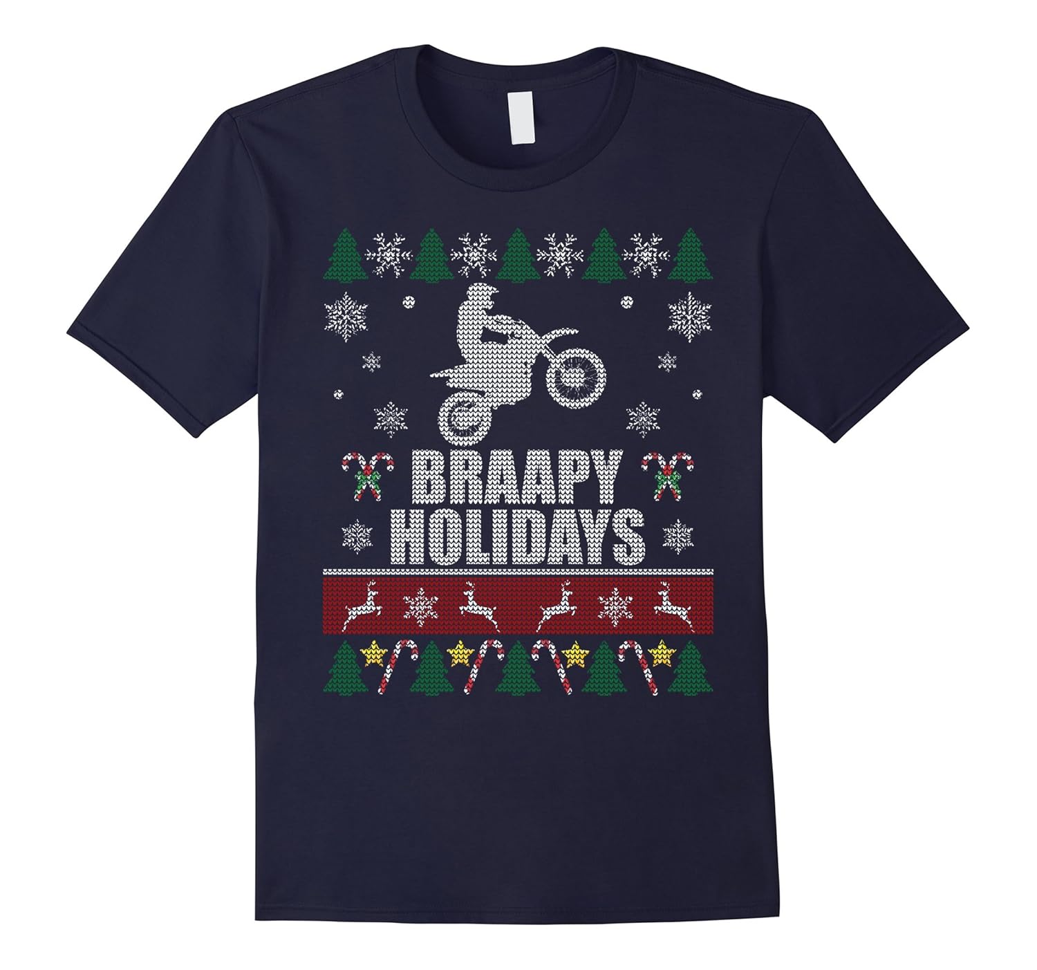 Christmas Sweater Design - Braapy Holidays T-Shirt-ANZ