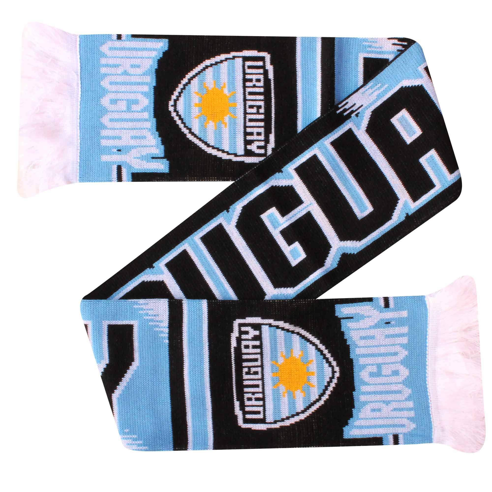 Uruguay World Cup Football & Rugby Fans Scarf (100% Acrylic)
