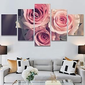 SIGNWIN 5 Panel Canvas Wall Art Modern Art...