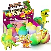 Dan&Darci Dinosaur Hatching Surprise Eggs for Kids - 6 Pack - Grows 600% - Dino Egg Easter Toys for Boys & Girls Age 3-8 - Gift Ideas, Party Favors, Basket Stuffers - Gifts for Girls Ages 3 4 5 6 7 8