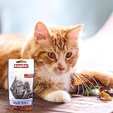 Beaphar Malt Bits Cats Treats 75 x Crunchy Malt Bits for Hairball Passage view 6