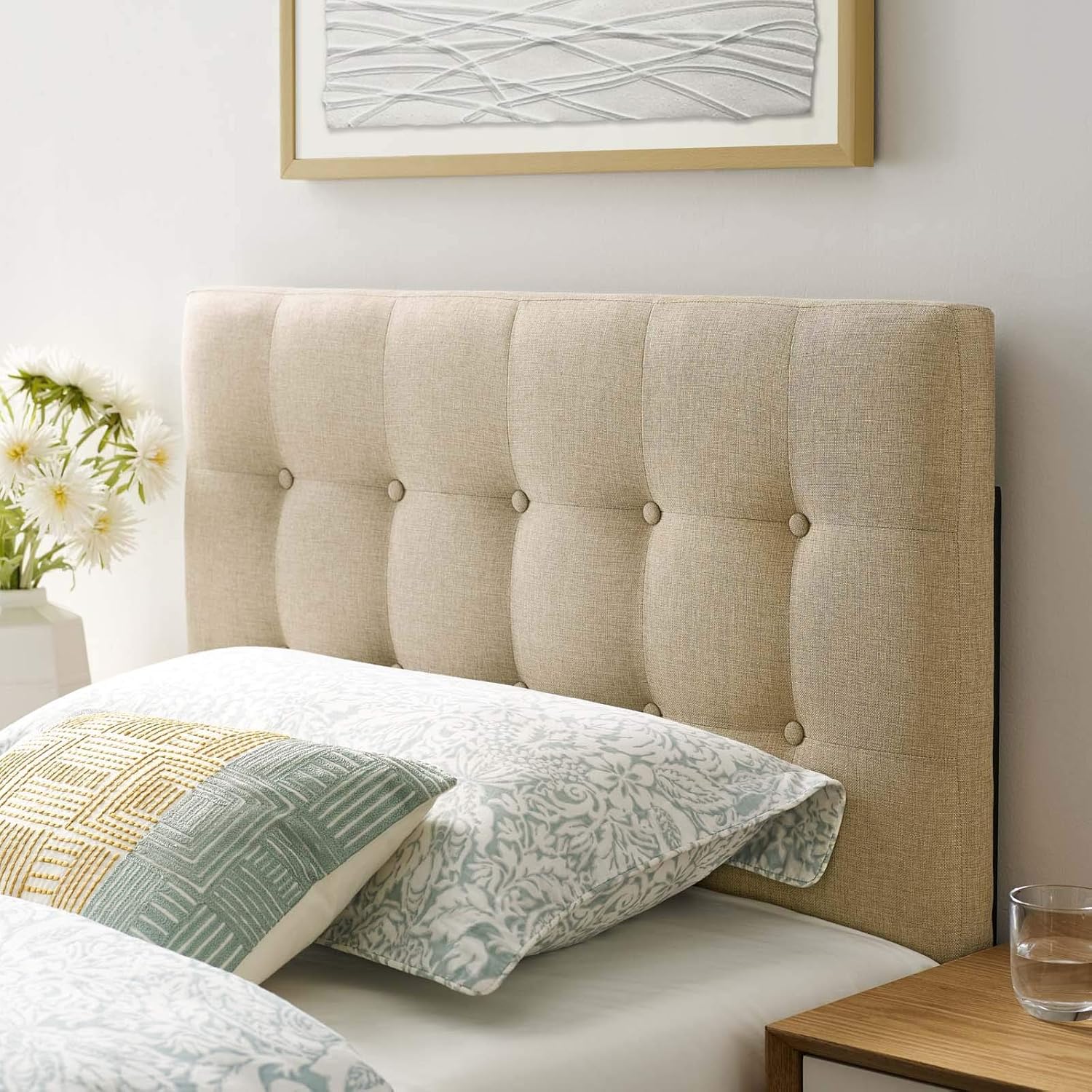 Best modway emily upholstered headboard