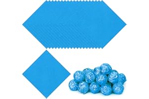 PATIKIL Foil Candy Wrappers 6x6 Inch, 100 Pcs Square Orange Pattern Aluminium Foil Candy Wrapping Paper for DIY Chocolate Can