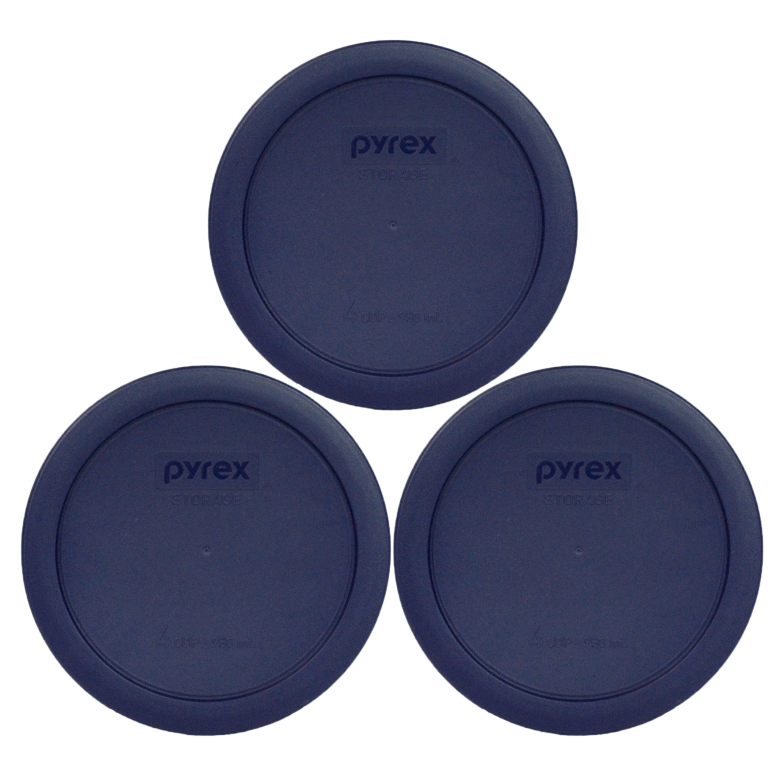 Pyrex 7201-PC 4-Cup Dark Blue Plastic Food Storage