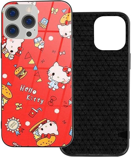 Amazon Co Jp Hello Kitty ハローキティ Iphone 12 ケース Iphone12 Pro ケース Iphone12 Pro Max ケース Iphone12 Mini ケース Tpu 背面ガラス 耐衝撃 脱着簡単 軽量 すり傷防止 指紋防止 かわいい おしゃれ カメラ保護 傷防止 6 1インチ 5 4インチ 6 7インチ
