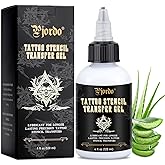 Pjordo Tattoo Stencil Transfer Gel Solution, Tattoo Stencil Gel, Tattoo Transfer Gel for Transfer Stickers Paper Machine Stencils, Tattoo Supplies Accessories for Tattoo Artists &amp; Beginners
