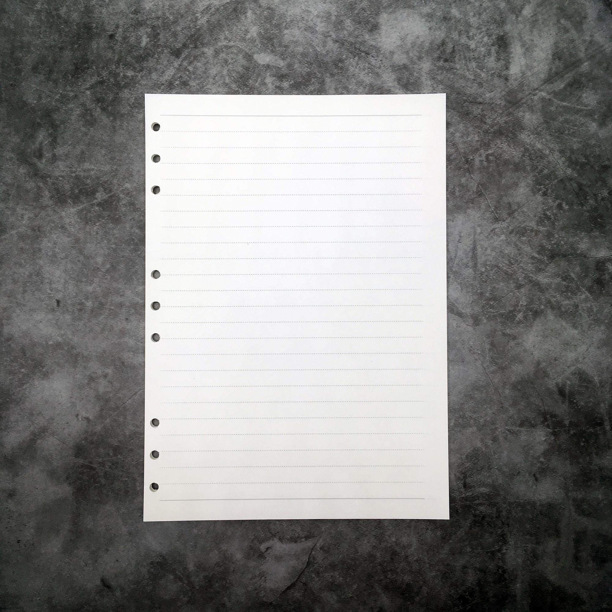 B5 9-Rings 26- Rings DIY Clear Plastic Round Ring View Binder Binding Cover Protector Loose Spiral Notebook Cover Hoder (Line Refill, 9 Holes)