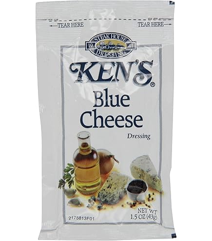 Amazon.com : Hellmann's Classics Blue Cheese Salad Dressing Portion Control  Sachets Gluten Free, No Artificial Flavors or High Fructose Corn Syrup,  Colors from Natural Sources, 1.5 oz, Pack of 102 : Coffee : Everything Else