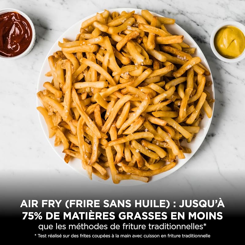 Foodi FlexDrawer Air Fryer 2 Compartiments, 10,4L, Noir/Cuivre