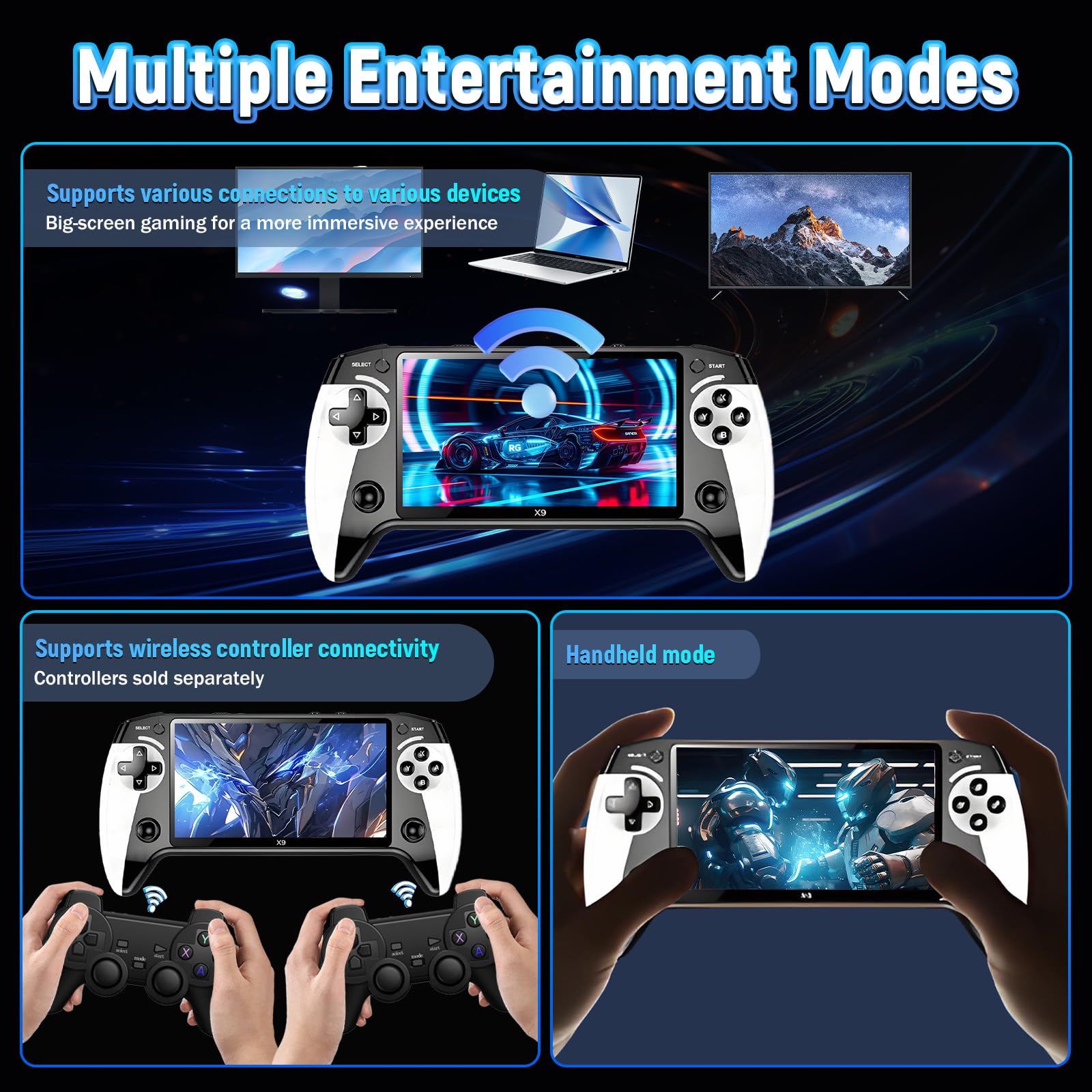 X9 Retro Handheld Game Console 5.5