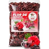 Hibiscus Flowers 1lb (16oz) &ndash; All Natural, Triple Cleaned - Whole Soft Flowers and Petals - Flor de Jamaica. Great for Hot or Iced Tea and Agua Fresca. By Amazing Chiles and Spices