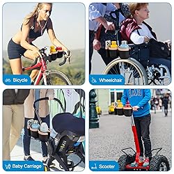 Accmor Stroller Cup Holder with Phone Holder, Bike