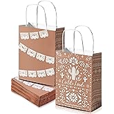 KARAQY Cielito Lindo Party Favor Bags – 16PCS Mexican Talavera Gift Bags with Papel Picado Decorations for Birthday Baby Shower Cinco de Mayo Fiesta