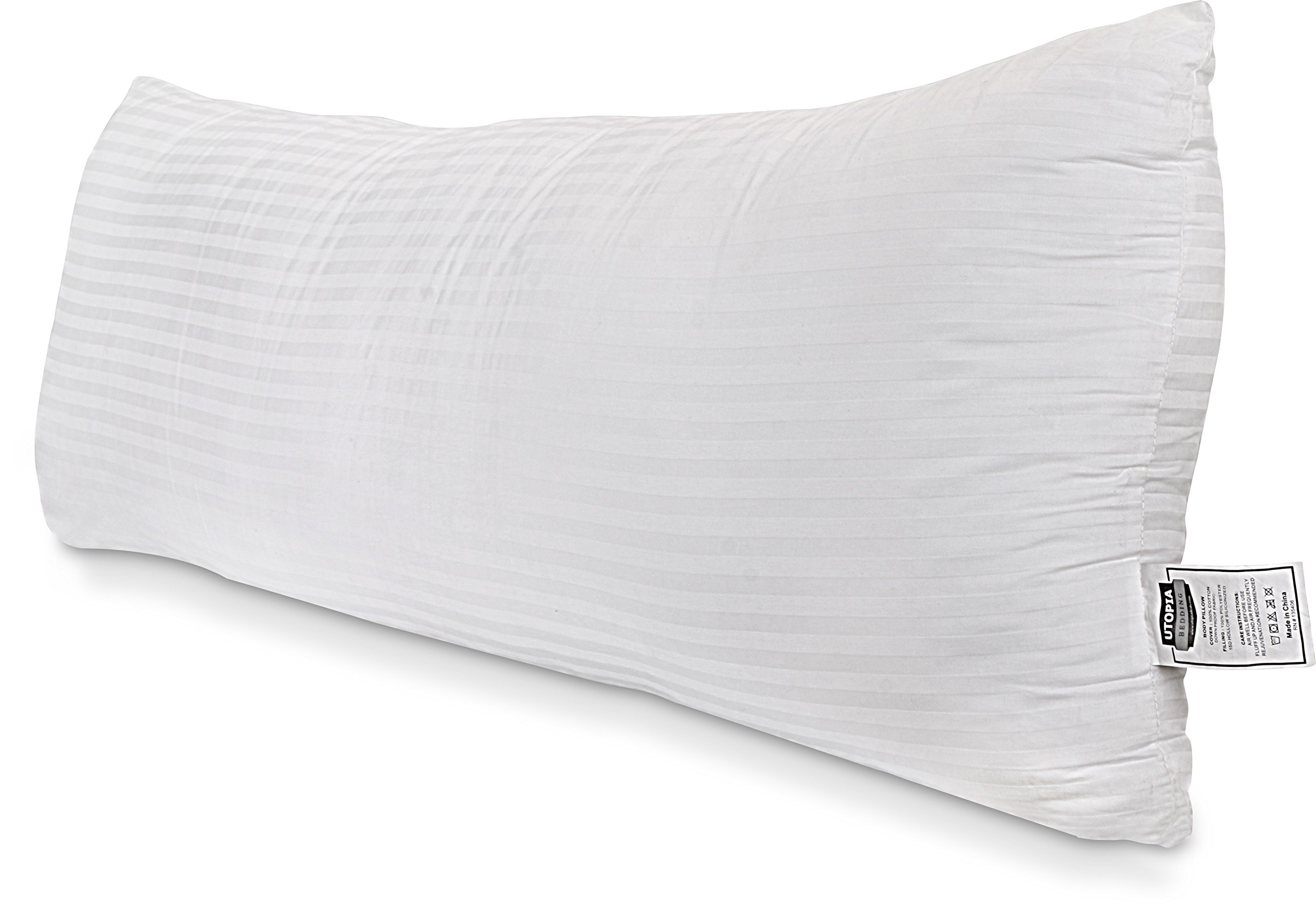 Ultra Soft Body Pillow Long Side Sleeper Pillows 100 Cotton Cover
