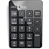 Satechi Portable Bluetooth Wireless 20-Key Keypad Keyboard Extensions for Data Entry in Excel and Numbers for Smartphones, Tablets, Surface Pro, Windows, OSX