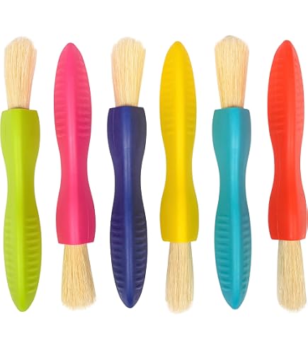 Honeysticks Juego De 3 Pinceles Jumbo Para Niños - Mango Grande De Madera Natural | Fácil Agarre Para Pequeños Y Preescolares | Cerdas Veganas Y Eco-friendly Brochas De Pintura Para Preescolares Honeysticks Juego De 3 Pinceles Jumbo Para Niños - Mango Grande De Madera Natural | Fácil Agarre Para Pequeños Y Preescolares | Cerdas Veganas Y Eco-friendly Brochas De Pintura Para Preescolares