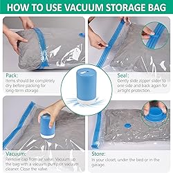 Cozy Essential Travel Vacuum Bags with Electric