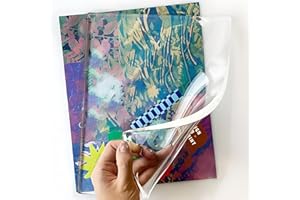 HOLAMA Creative Reusable Gel Printing Plate – 8" X 10" Durable and Easy-to-Clean Gel Plate for Vibrant Monoprinting Art Projects – Ideal for Kids, Crafters, and Professional Artists