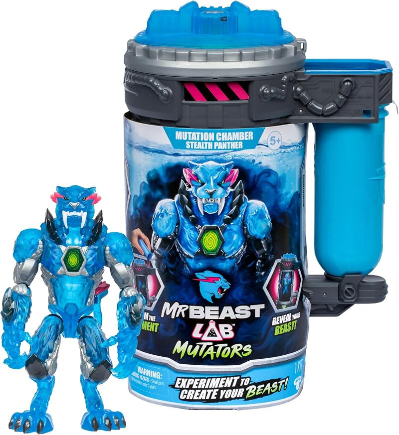MRBEAST LAB Mutators Stealth Panther 5.5in Action Figure