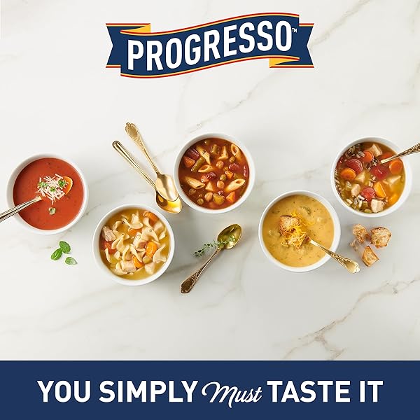 PROGRESSO BEEF POT ROAST WITH COUNTRY VEGETABLES SOUP, RICH AND HEARTY CANNED SOUP, GLUTEN FREE, 18.5 OZ