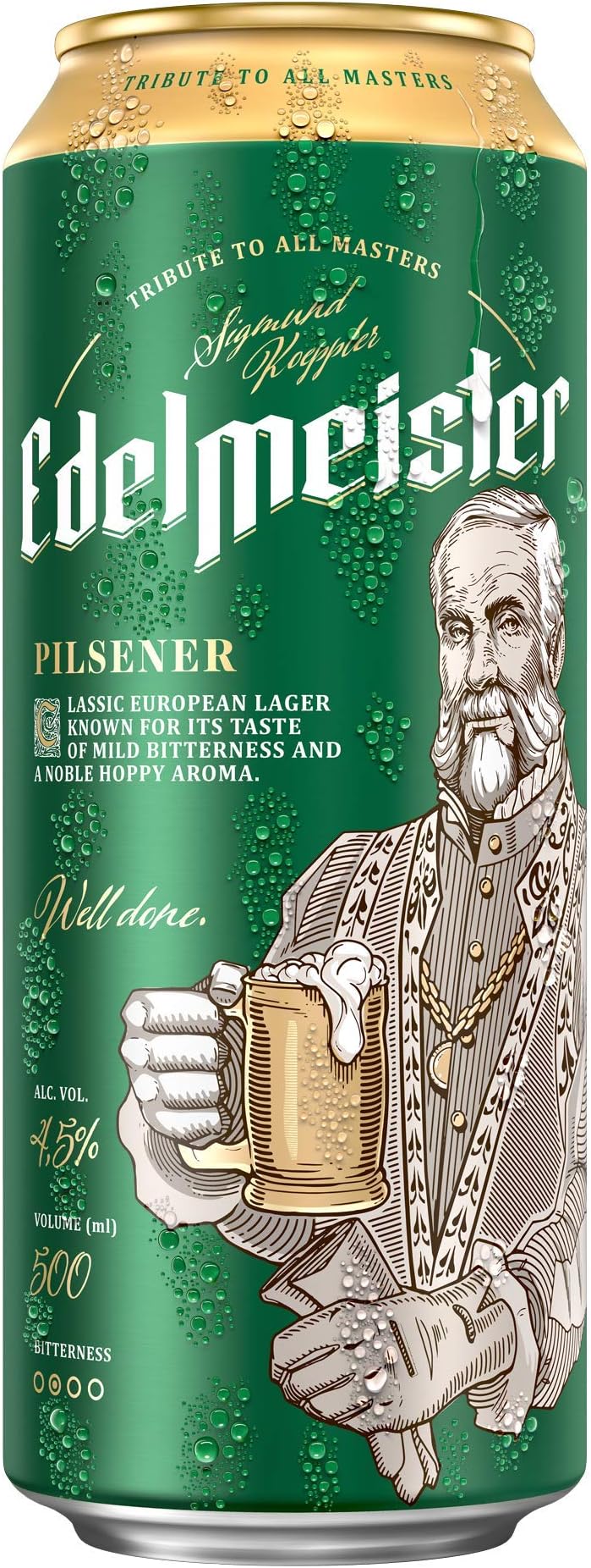 Edelmeister Pilsener 4.5% Lager 24 x 500ml cans