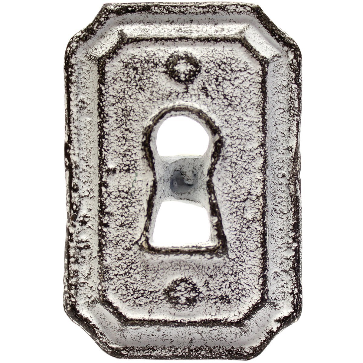 BCI Crafts Bottle Cap Antique White Knobs Lock, Acrylic, Multicoloured, 1.4 x 2.4 x 2.9 cm