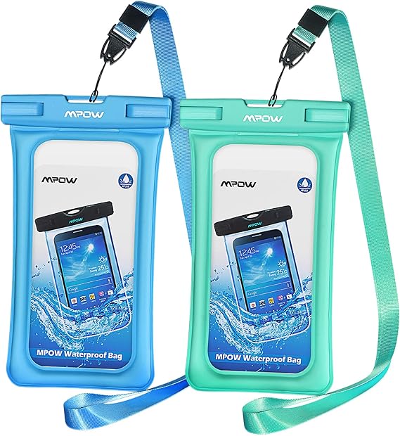 2 Pack Cambond Floatable Waterproof Phone Pouch Water Proof Cell Phone