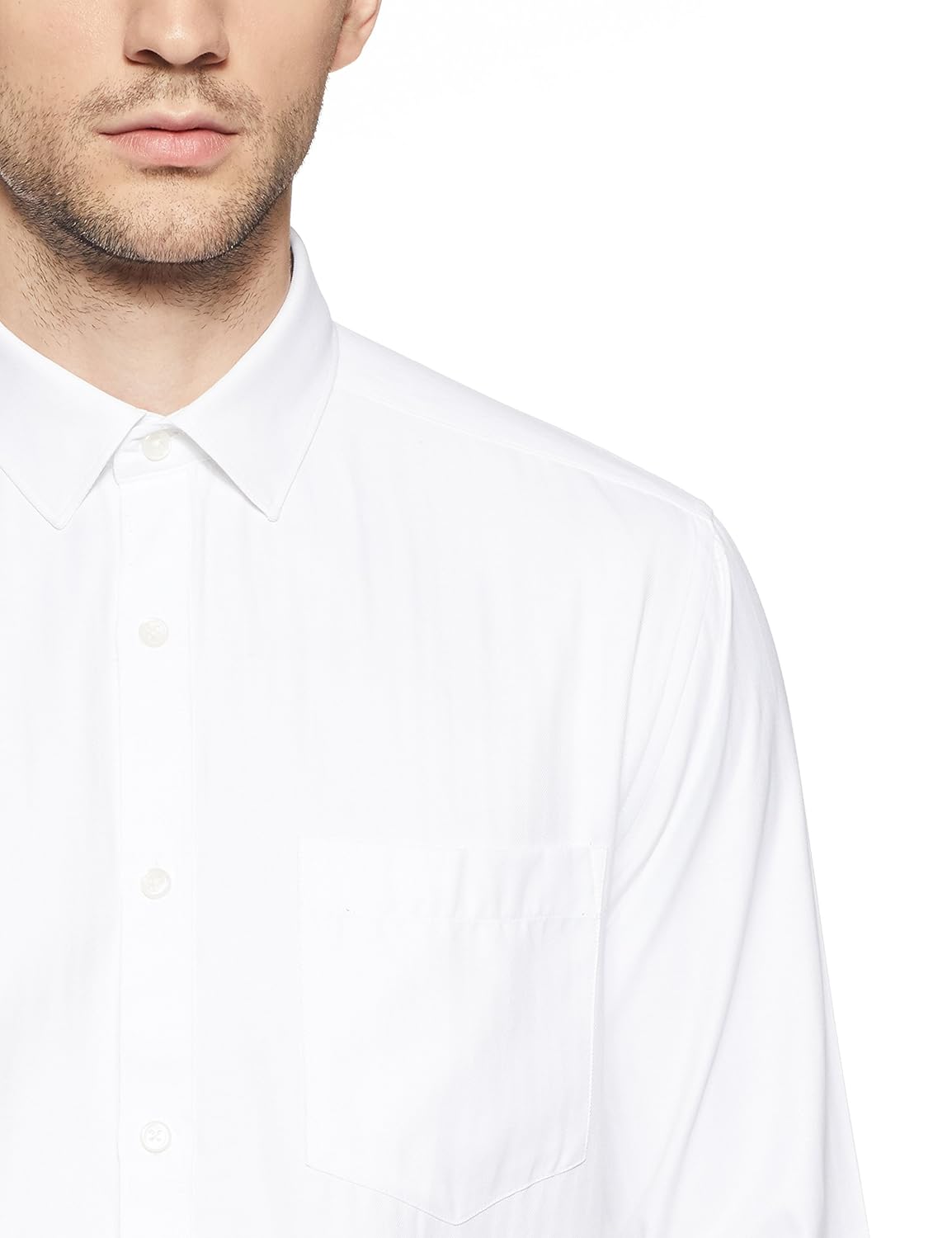 symbol amazon brand men's solid regular fit formal shirt