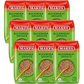 Makfa Buckwheat Groats Premium Quality 800g/28.2oz Kosher Product, Non-Gmo, Grechka (Pack of 9)