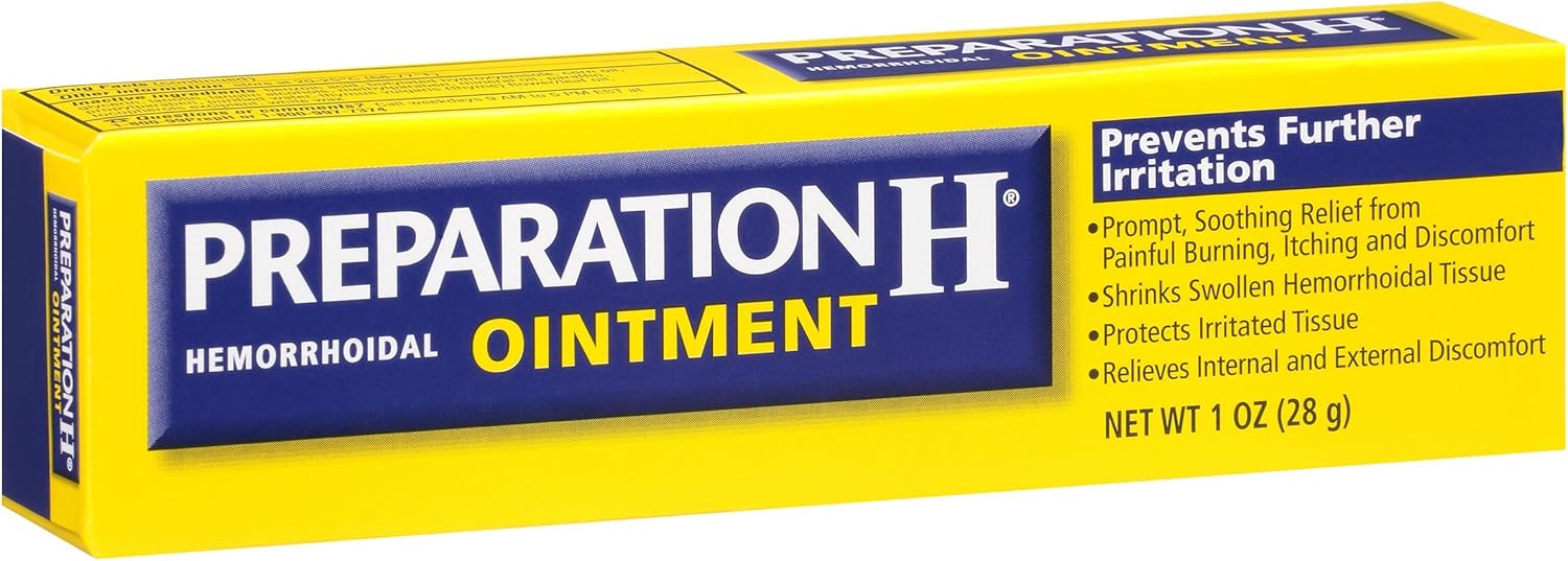 Preparation H Hemorrhoidal Ointment (1 Ounce Tube) Health