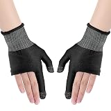 Ptwola Ultra-Thin Mobile Gaming Gloves Touchscreen Gaming Gloves Anti-Sweat Mobile Finger Sleeve Breathable with Thumb Finger Sleeves for High-Ranking Players Tablet Streamer Sweaty Hands