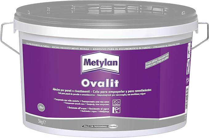 title=Metylan 11141 Ovalit T, Bianco, 5 kg