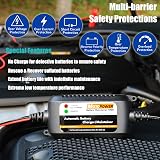 MOTOPOWER MP00206A 12V 1.5A Automatic Battery Charger Maintainer UK Plug view 4
