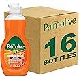 Palmolive Ultra Concentrated Antibacterial Liquid Dish Soap, Orange Scent, 9.7 Fl Oz (Pack of 16)