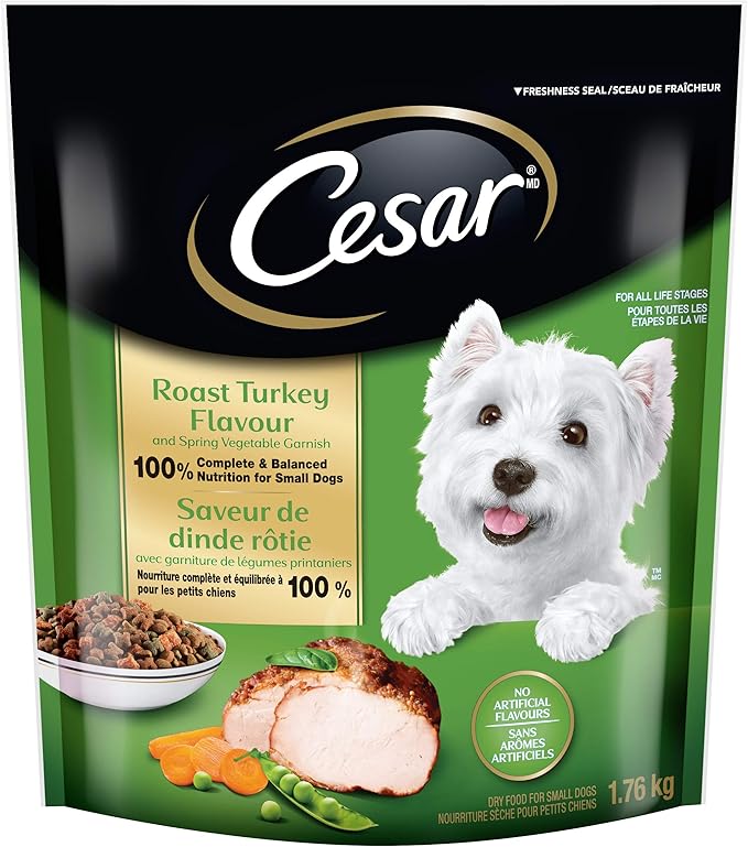 Cesar Dry Dog Food Turkey 1.76kg Amazon.ca Pet Supplies