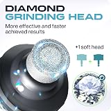 PETPROVED Dog Nail Grinder Silent Cordless 2 Heads 3 Ports LED Lights view 3