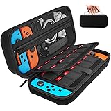 Daydayup Switch Carrying Case Compatible with Nintendo Switch/Switch OLED, with 20 Games Cartridges Protective Hard Shell Tra