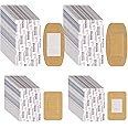 100 Pcs Large Bandages Flexible Adhesive Bandages Fabric Bandages Bulk for First Aid Wound Care Scrapes Blister
