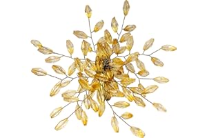 ITOS365 Napkin Rings Set of 12 for Dining Table Decoration Parties Everyday Metal Napkin Holder Leaf Gold (Pack of 12)