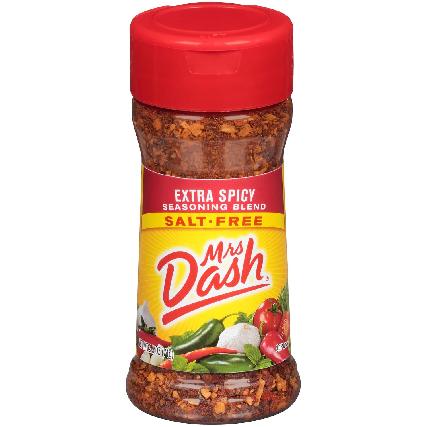 Mrs. Dash Seasoning Blend, Extra Spicy, 2.5 Ounce (Pack of 12)