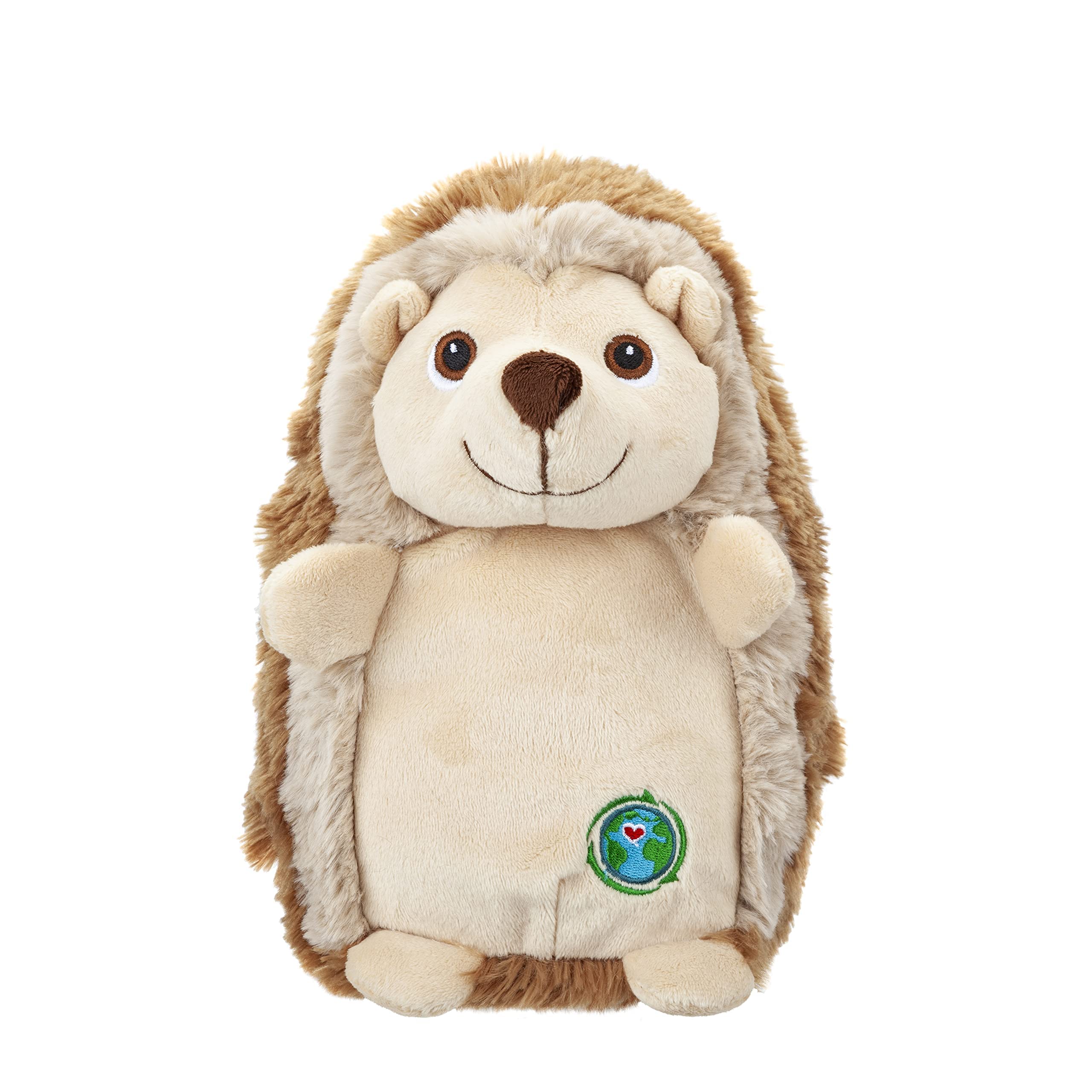 PMS VFM - Hedgehog 30cm Eco Friendly Toy - Super Soft Cuddly Brown Wild Animal Fluffy Plush With Embroidered Details 100% Recycled Material - Your Planet